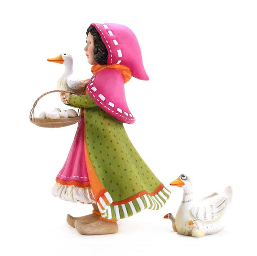 Patience Brewster Figurines Nativity Girl with Duck Figures by Patience Brewster