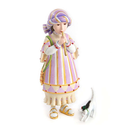 Patience Brewster Figurines Nativity Piping Girl with Kitten Figures by Patience Brewster