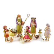 Patience Brewster Figurines Nativity Piping Girl with Kitten Figures by Patience Brewster