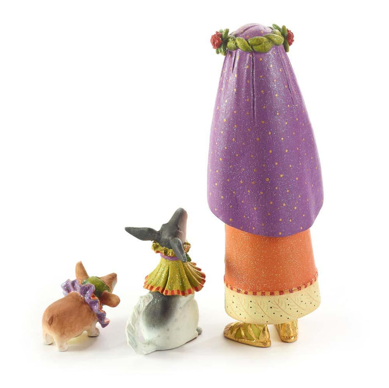 Patience Brewster Figurines Nativity Shepherdess with Dog Figures by Patience Brewster