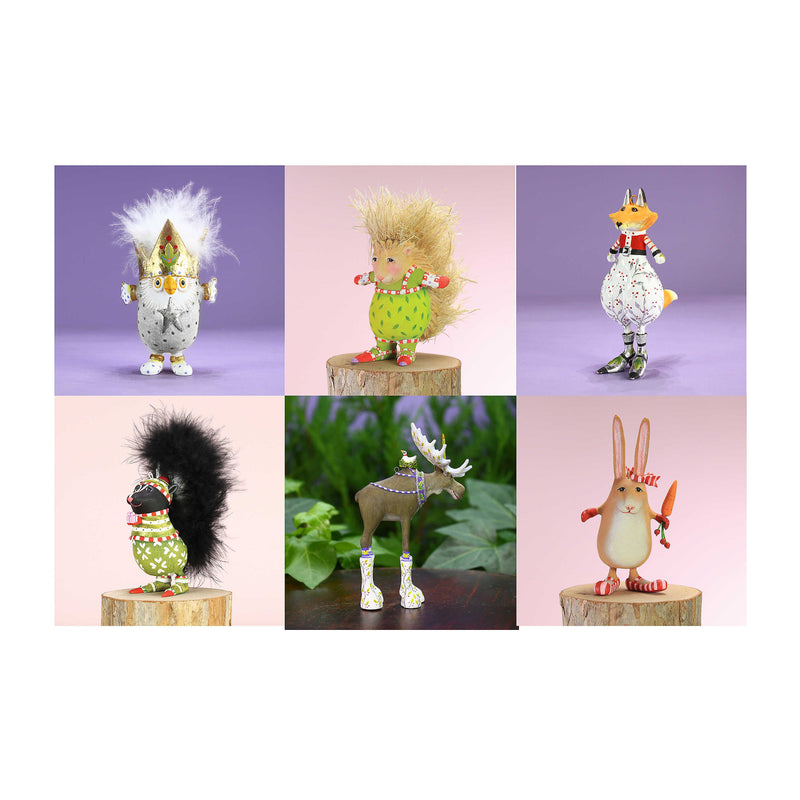 Patience Brewster Ornament Woodland Mini Ornament Set by Patience Brewster