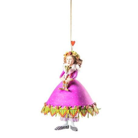 Patience Brewster Patience Brewster by Mackenzie-Childs, Seasonal Decor Nutcracker Suite Clara Ornament by Patience Brewster NEW for 2023