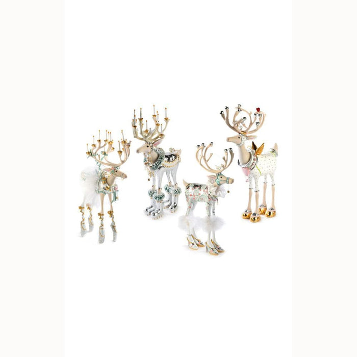 Patience Brewster Patience Brewster Christmas Moonbeam Reindeer Figure Set-A by Patience Brewster