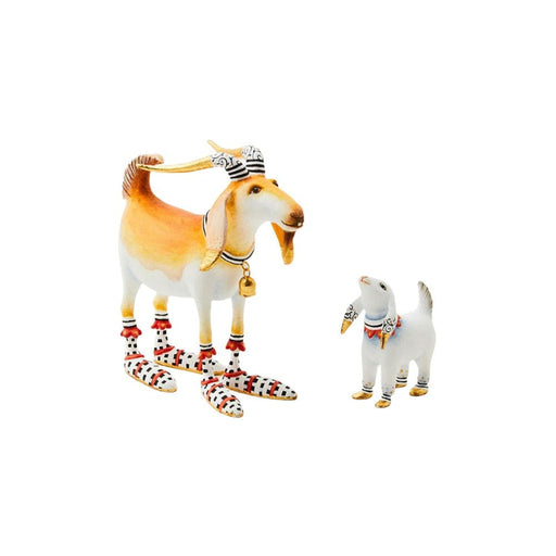 Patience Brewster Patience Brewster Nativity Nativity Nathan & Noel Goat Figures by Patience Brewster *NEW FOR 2024!