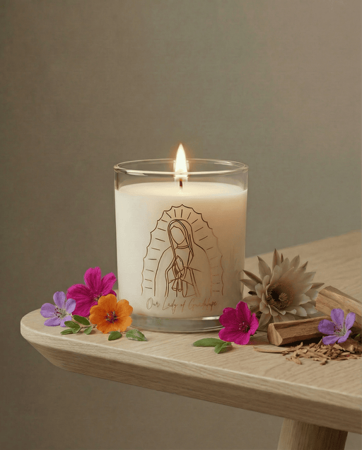 Pax Rosa Our Lady of Guadalupe Candle