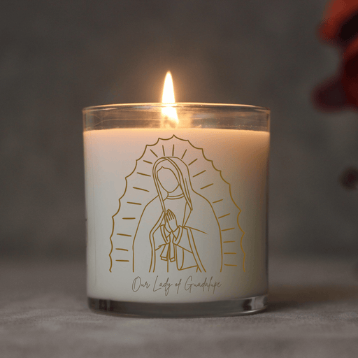 Pax Rosa Our Lady of Guadalupe Candle