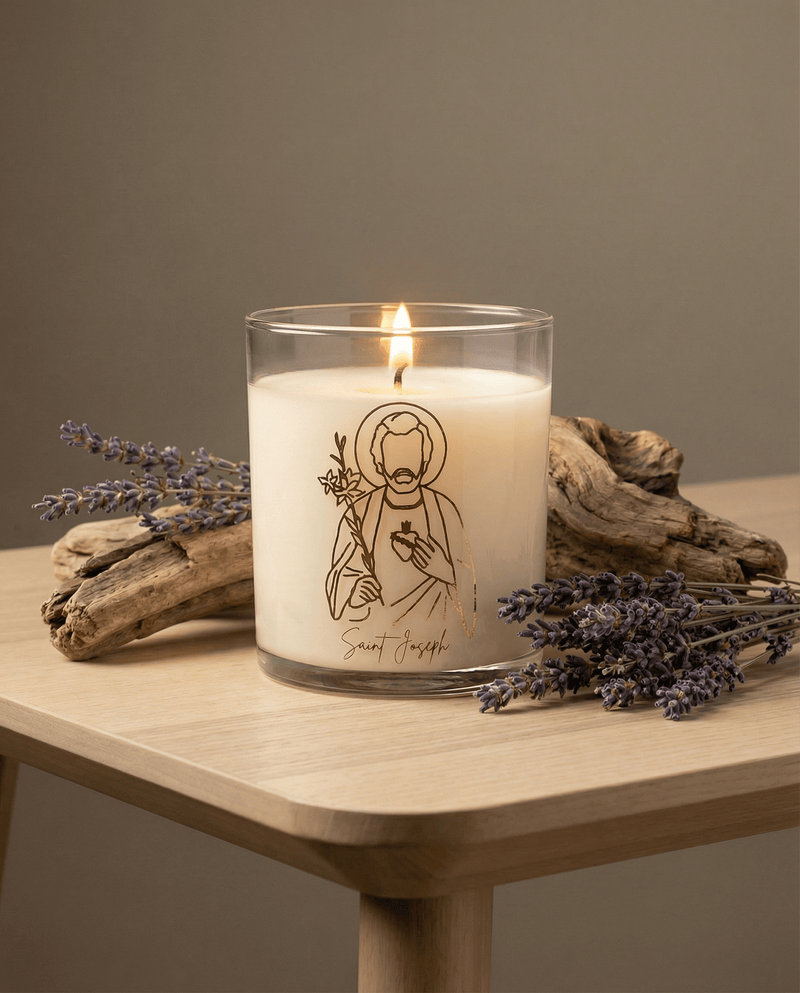 Pax Rosa Saint Joseph Candle