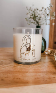 Pax Rosa Saint Therese of Lisieux Candle