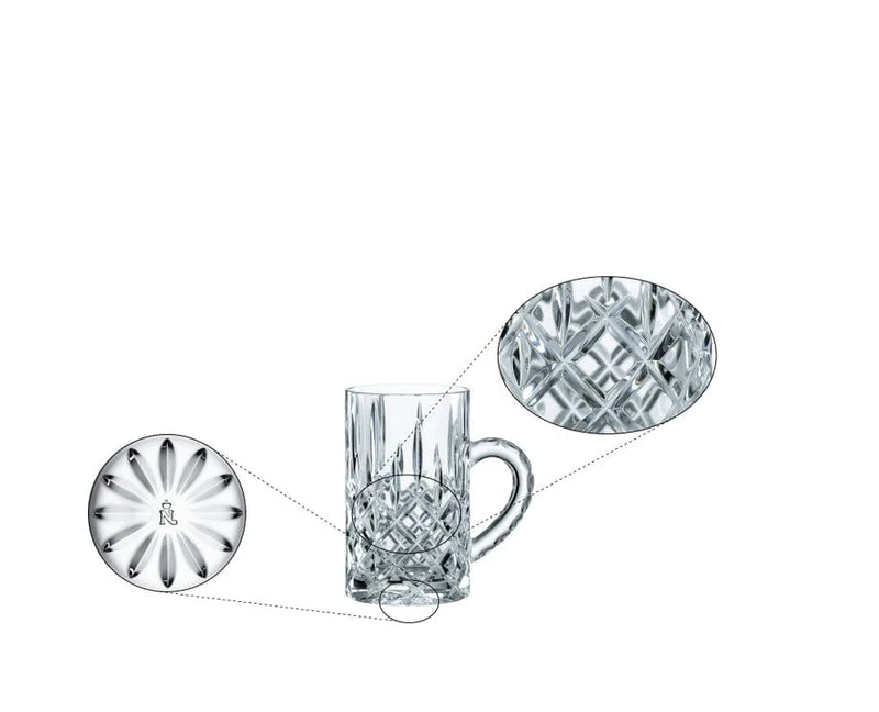 Portmeirion Group USA, Inc. Mug NACHTMANN - Noblesse Hot Beverage Glass Set of 2