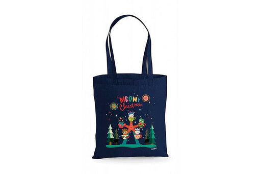 Quirks! Apparel & Accessories Meowy Christmas Tote Bag by Laliblue