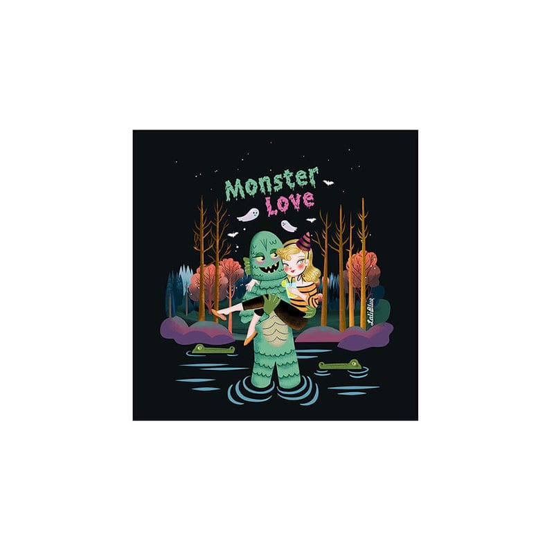 Quirks! Apparel & Accessories Monster Love Tote Bag by Laliblue