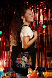 Quirks! Apparel & Accessories Monster Love Tote Bag by Laliblue