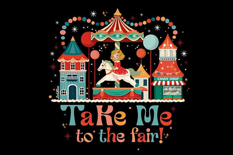 Quirks! Apparel & Accessories Take me to the fair! Tote Bag by Laliblue
