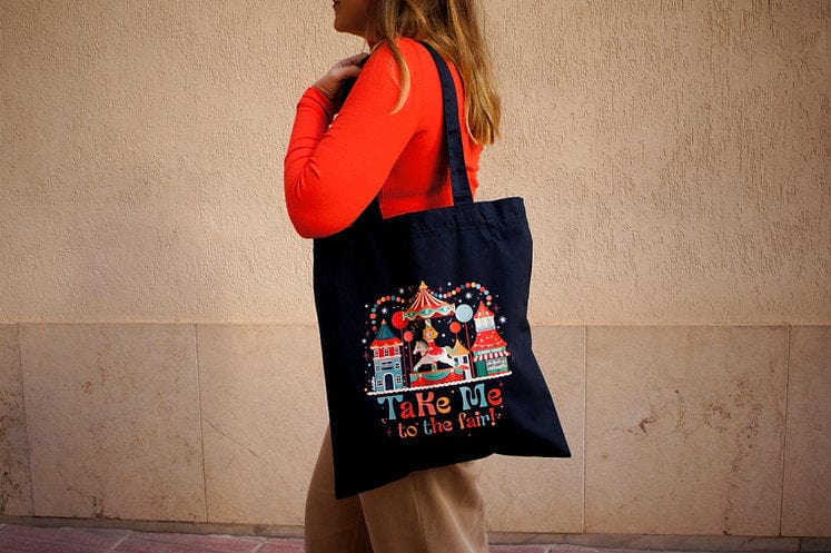 Quirks! Apparel & Accessories Take me to the fair! Tote Bag by Laliblue