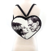 Quirks! backpack Glow In The Dark Heart Shape Frank W/ Bride Backpack