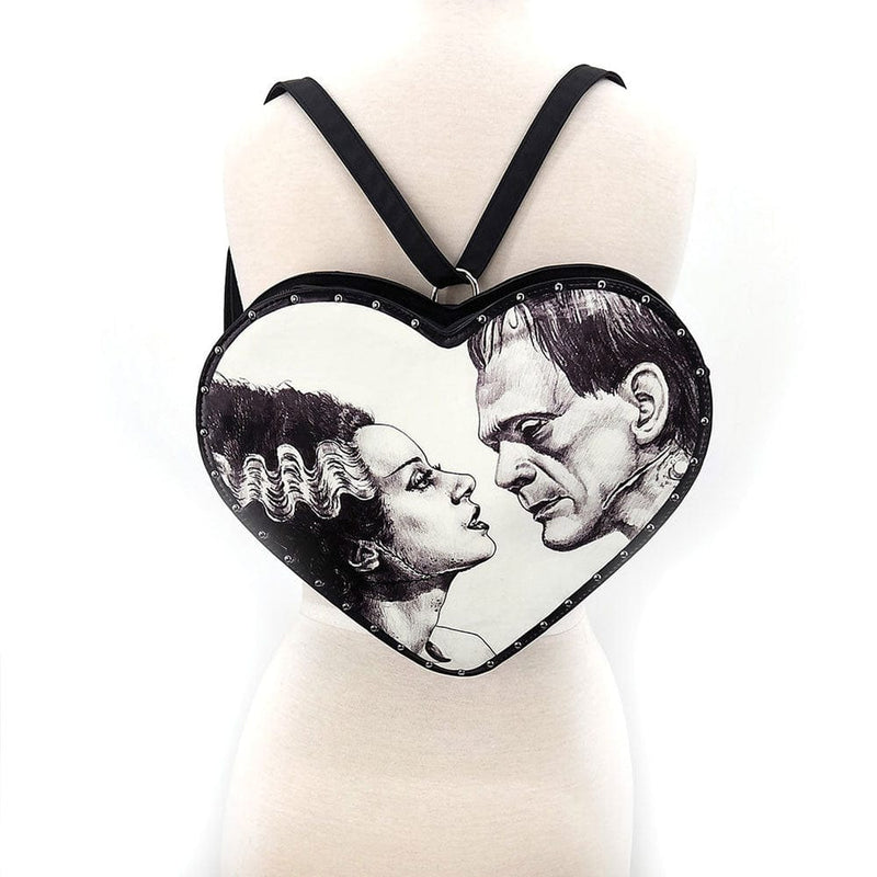 Quirks! backpack Glow In The Dark Heart Shape Frank W/ Bride Backpack