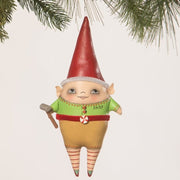 Quirks! Bethany Lowe / Johanna Parker Christmas Santa's Helper Elf Ornament Robin Seeber for Bethany Lowe