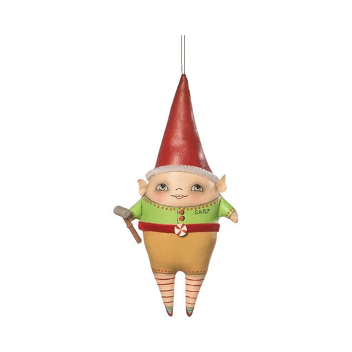 Quirks! Bethany Lowe / Johanna Parker Christmas Santa's Helper Elf Ornament Robin Seeber for Bethany Lowe