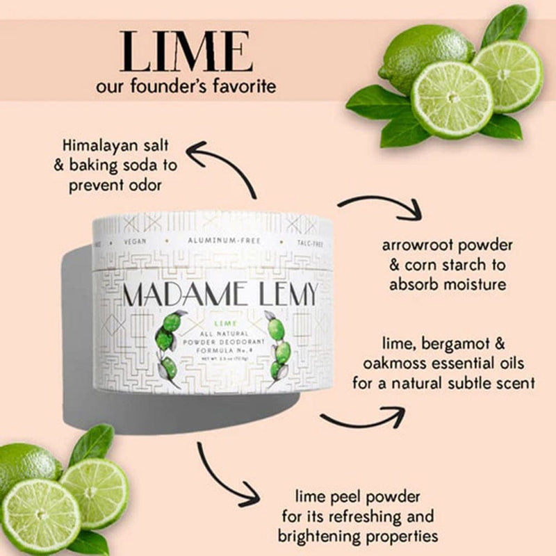 Quirks! Body Powder Le Petit Lime & Bergamot by Madame Lemy