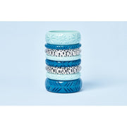 Quirks! Bracelets Midi Surf Heavy Carve Bangle by Splendette