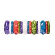 Quirks! Bracelets Narrow Palm Heavy Carve Bangle by Splendette