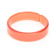 Quirks! Bracelets Party Resin Acrylic Stacking Bangle Bracelet ORANGE