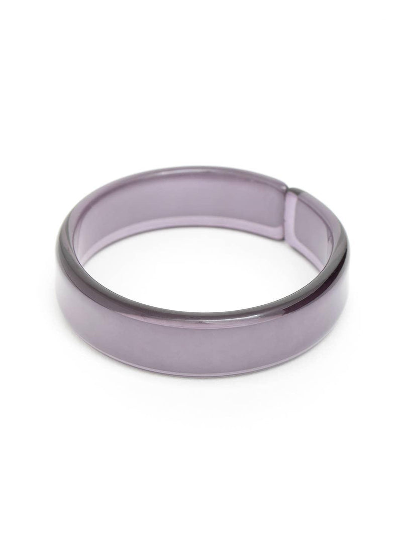 Quirks! Bracelets Party Resin Acrylic Stacking Bangle Bracelet VIOLET