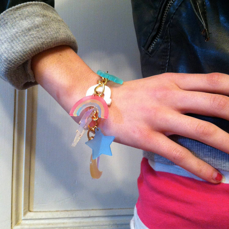 Quirks! Bracelets Pastel Lucky Charms Charm Bracelet