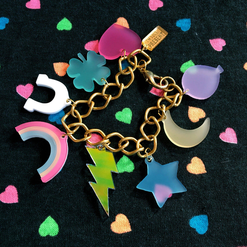 Quirks! Bracelets Pastel Lucky Charms Charm Bracelet