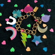 Quirks! Bracelets Pastel Lucky Charms Charm Bracelet