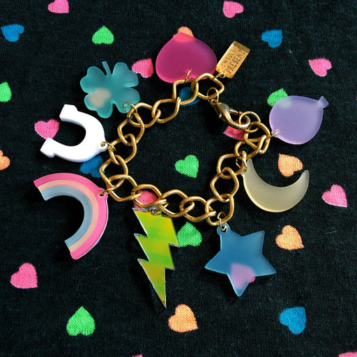Quirks! Bracelets Pastel Lucky Charms Charm Bracelet