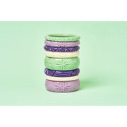 Quirks! Bracelets Wide Heather Heavy Carve Bangle by Splendette