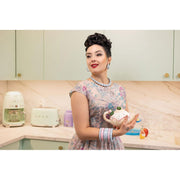 Quirks! Bracelets Wide Powder Blue Heavy Carve Bangle by Splendette