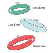 Quirks! Bracelets Wide Powder Blue Heavy Carve Bangle by Splendette