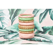 Quirks! Bracelets Wide Shell Heavy Carve Bangle by Splendette