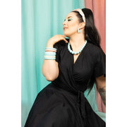 Quirks! Bracelets Wide Surf Heavy Carve Bangle by Splendette