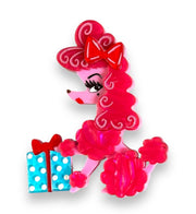 Quirks! Brooches & Lapel Pins Mimi Loves Christmas Brooch by Miss Fluff x Lipstick & Chrome