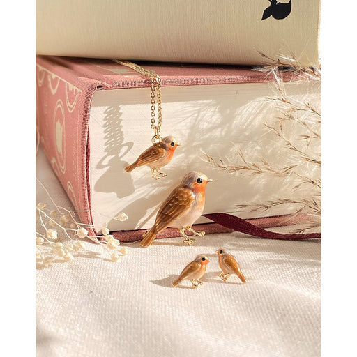 Quirks! Brooches & Lapel Pins Robin Gift Set by Fable England