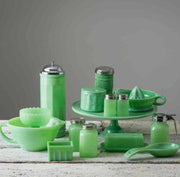 Quirks! cake stand Jadeite Glass Collection Cake Stand