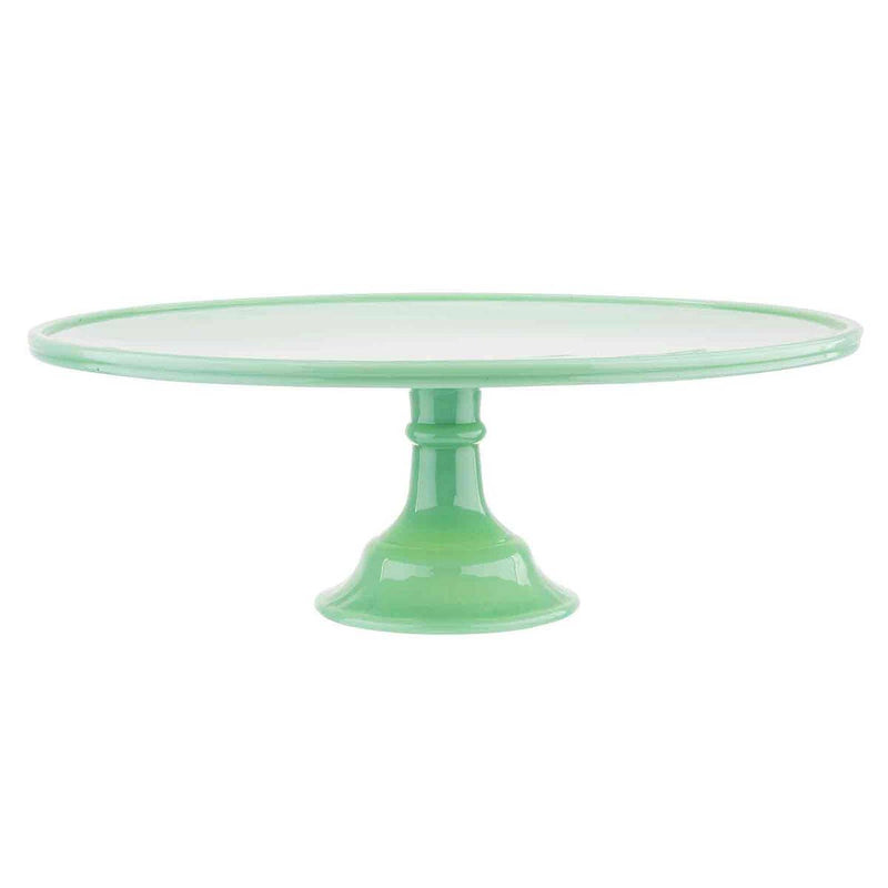 Quirks! cake stand Jadeite Glass Collection Cake Stand