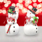 Quirks! Christmas 12" Jolly Snowman Couple by December Diamonds