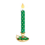Quirks! Christmas 20" Green LED Candle Stick by December Diamonds