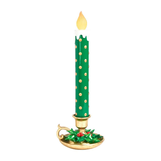 Quirks! Christmas 20" Green LED Candle Stick by December Diamonds