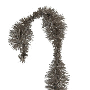 Quirks! Christmas Antique Silver Finish Tinsel Garland