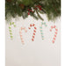 Quirks! Christmas Aqua Candy Cane Ornament by Bethany Lowe Designs