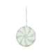 Quirks! Christmas Aqua Peppermint Ornament by Bethany Lowe Designs