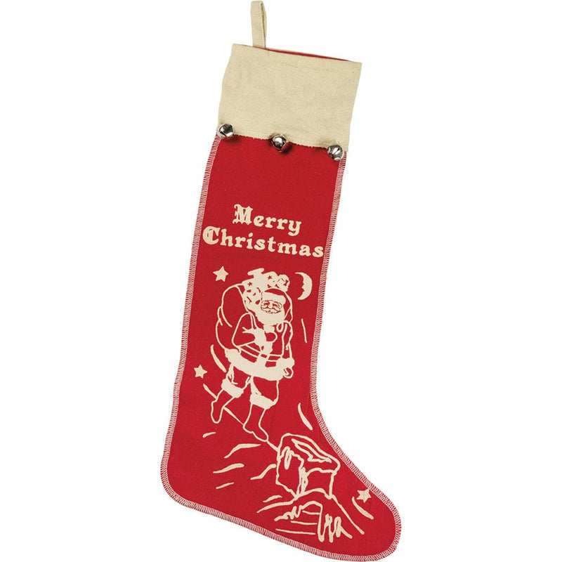 Quirks! Christmas Large Vintage Inspired Bell Stocking Set /2