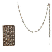 Quirks! Christmas Reflector Glass Beaded Ornament Garland in Kraft Box