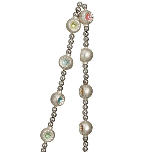 Quirks! Christmas Reflector Glass Beaded Ornament Garland in Kraft Box