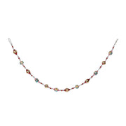 Quirks! Christmas Retro Tinsel and Glass Finial Garland, 70"